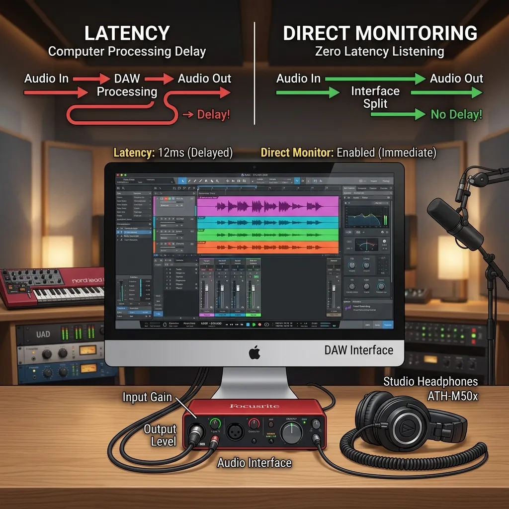 Latency and Direct Monitoring